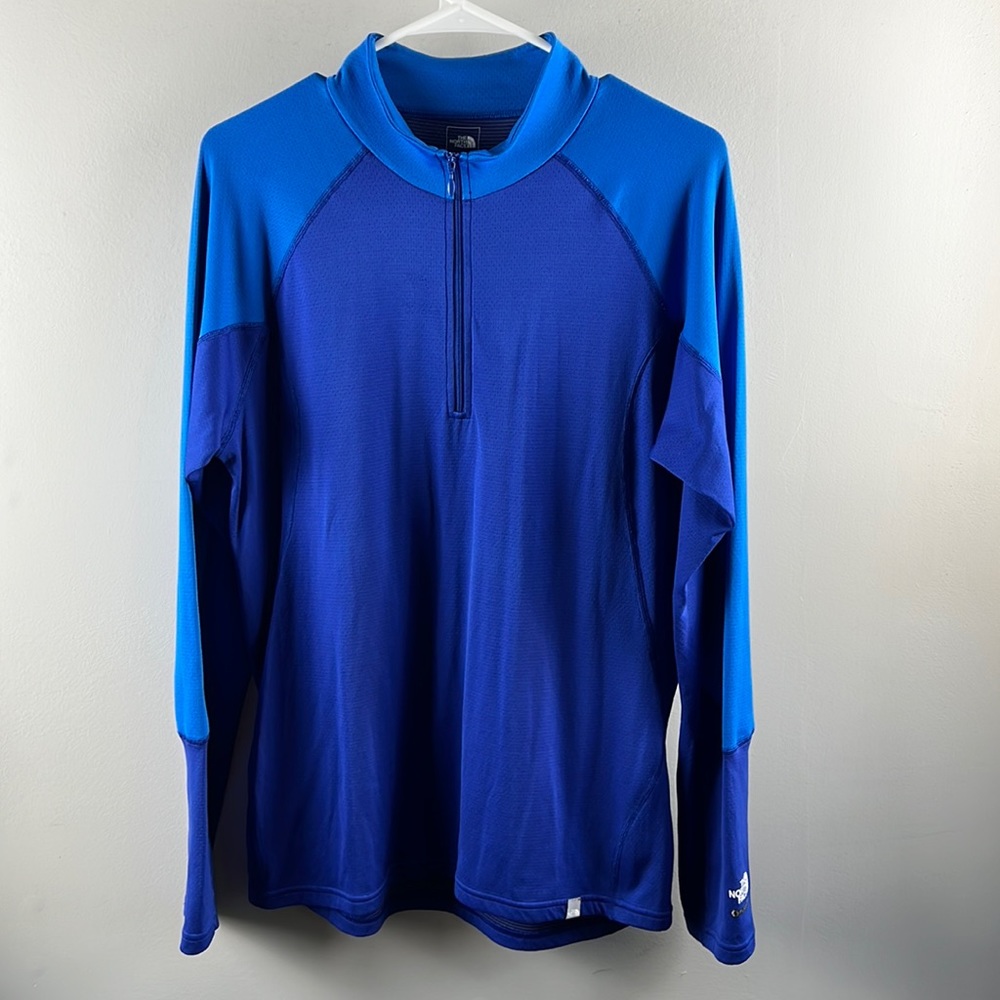 The North Face 1/4 zip pullover flash dry jacket